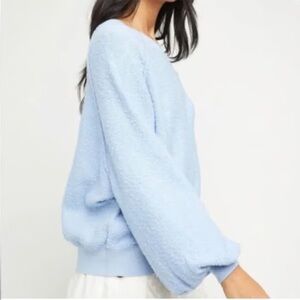 Free people found my friend sweater in blue